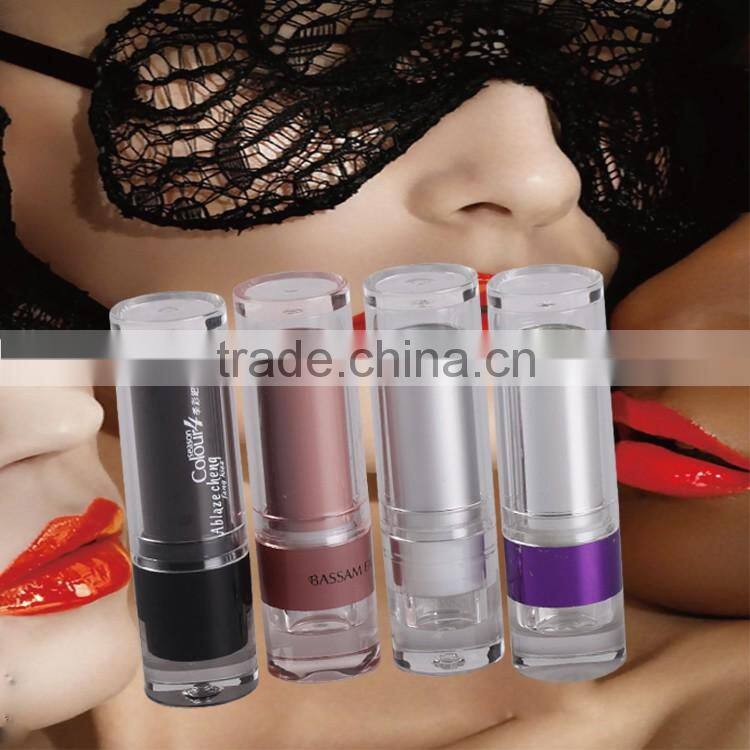 China supplier wholesale cosmetic packaging custom empty lipstick tube container