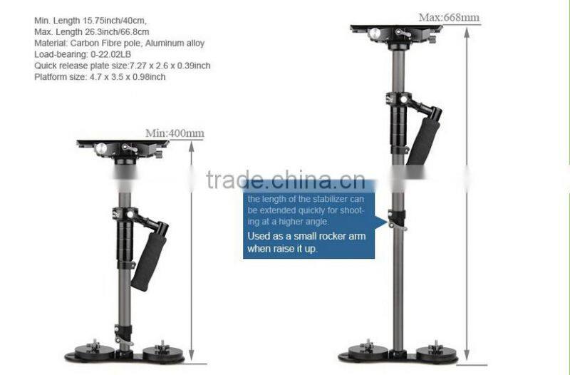 Professional LAING video flycam dslr camera stabilizer+dual arm+vest gyro steadycam for 8kg camera