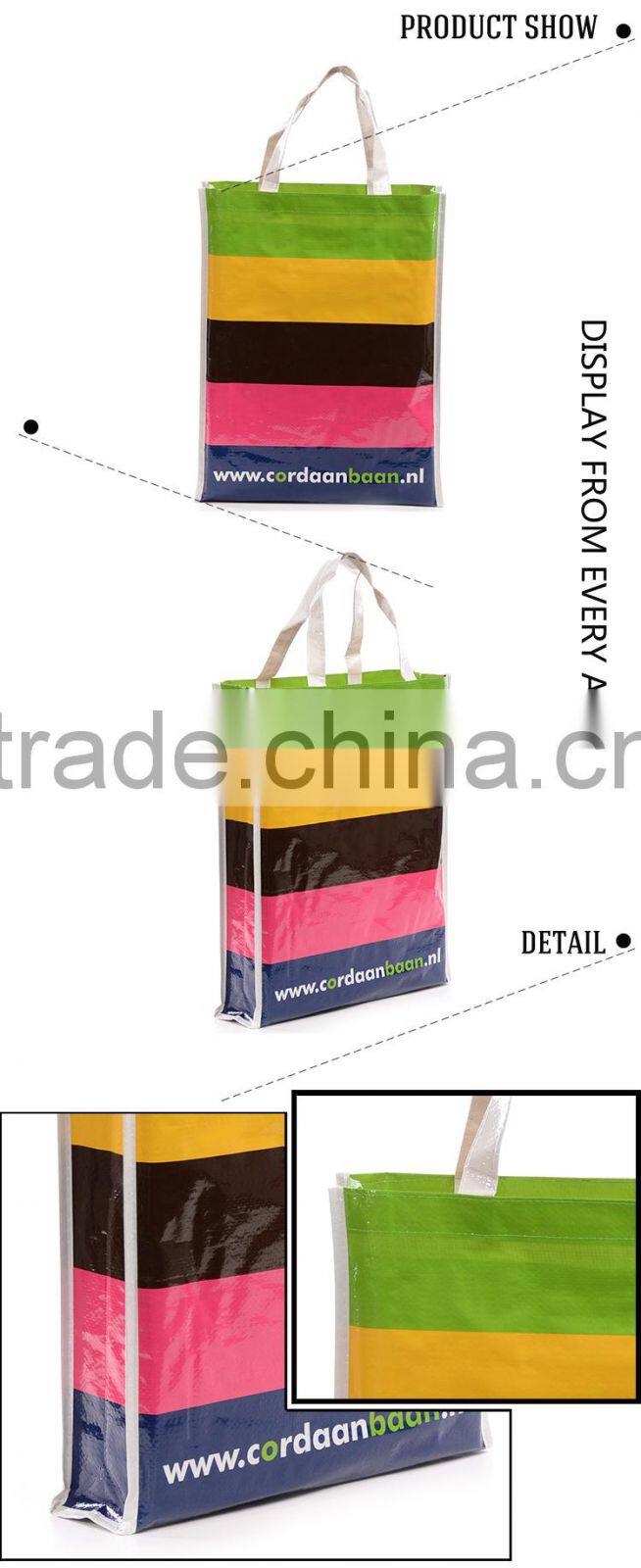 china supplier PP woven bag L'oreal AUDIT