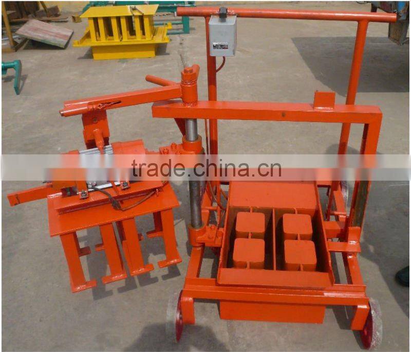 portable cement brick making machine QT40-3C hollow block making machine price