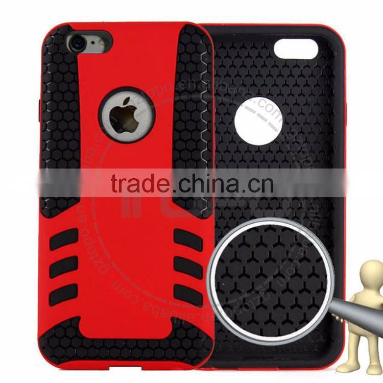 wholesale hot selling China Supply Rocket launcher combo Ultra-thin TPU+PC 2in1 armor cell phone case for iphone 6 6s plus