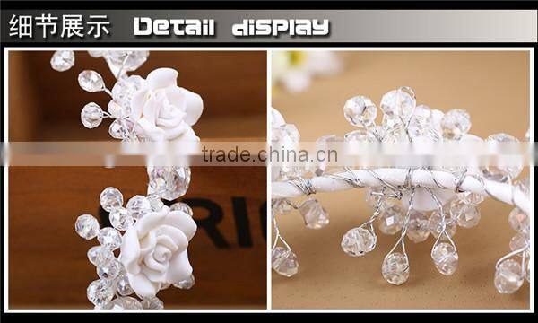 MYLOVE lace white garland flower hair accessory for bridal MLF108