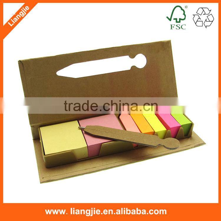 Printed Note cube/memo pads with wooden pallet