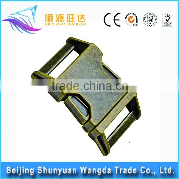 Metal buckle wholesale,metal side release buckle,metal strap bag clip buckle