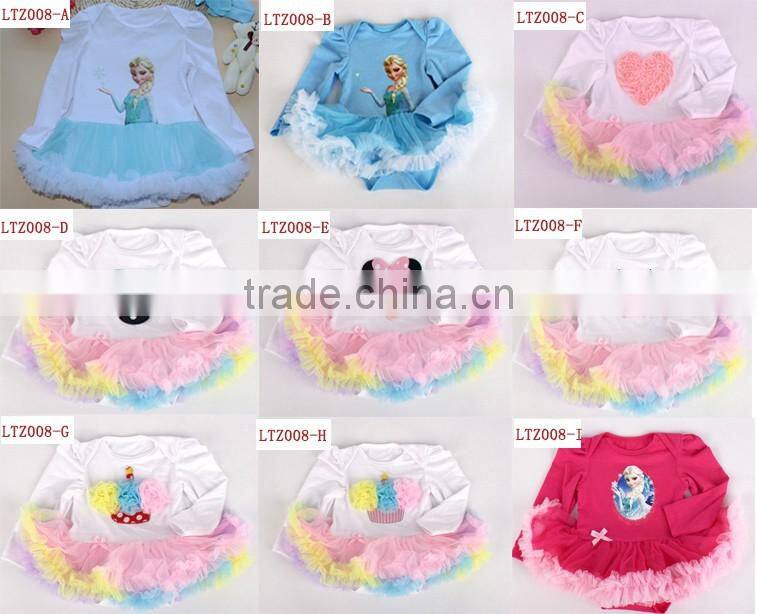 Hot Sale New 2016 Summer Girl Dress White Baby Girl Dress Children Clothing Children Dress 0-12Month