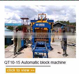 automatic brick production line QT4-15C hydraulic concrete brick making machine