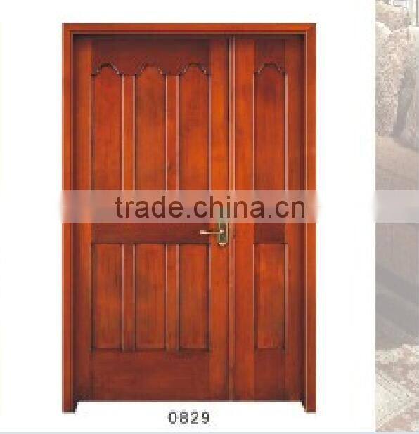 Wholesale commercial entry folding doors supplier solid wooden door