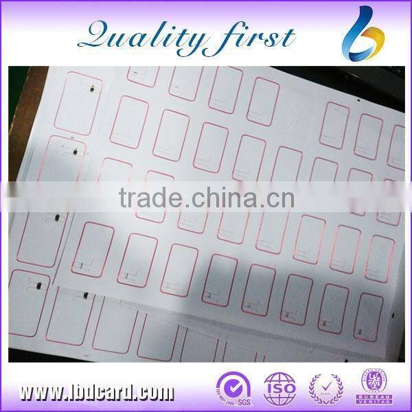 Factory 5*5 or 4*8 MIFARE 1K 13.56MHZ HF RFID Inlay/ Dry Inlay
