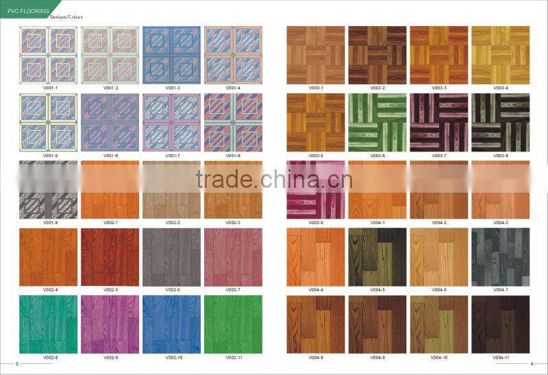 laminate flooring roll with various designs & colors