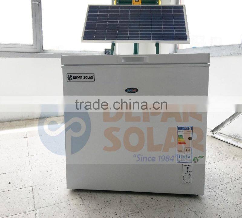 200L Solar Deep Freezer 12/24VDC A+ for Village, Camp, Caravan, Africa, Rural Electrification System