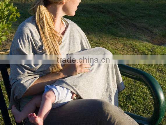 bamboo spandex jersey red baby car seat fashion mummy breastfeeding nursing cover