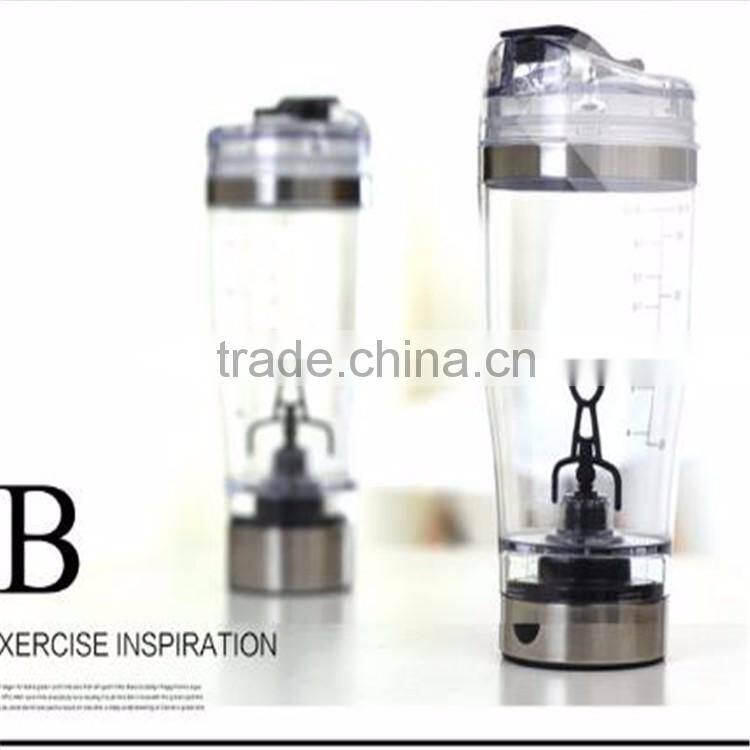 18oz/20oz leakproof Protein powder shake bottle with cap Electric Portable Mixer Bottle