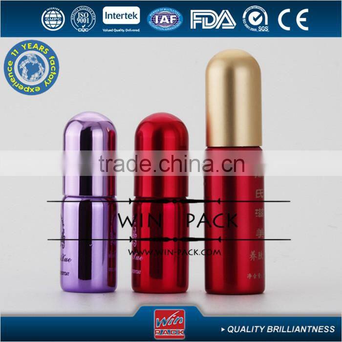 2ml 3ml 5ml purple roll-on bottle with Aluminum cap