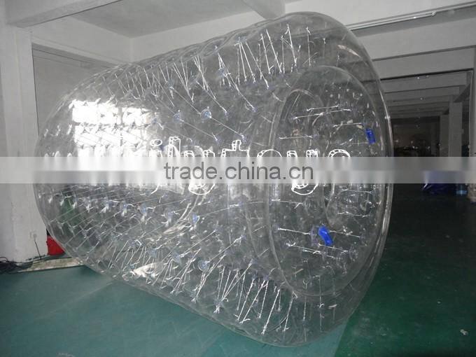 Inflatable water roller ball for swimming pool, floating water pool ball for kids