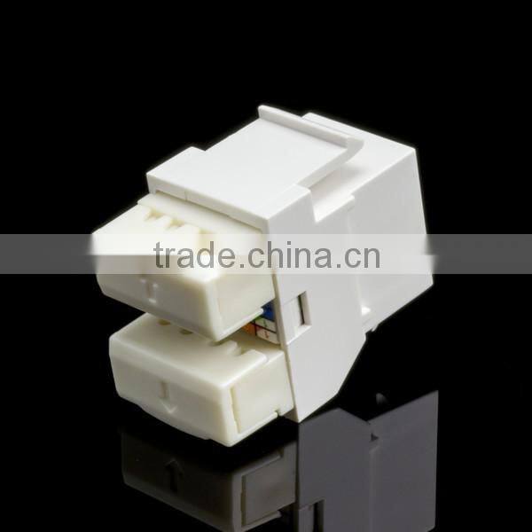Network Solution Cat 5e 180Degree UTP Modular Keystone Jack