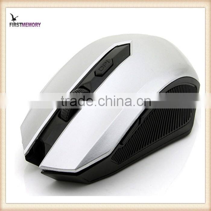 1600DPI 6buttons scroll wheel CPI Adjustable 2.4G USB 2.0 Wireless Mouse