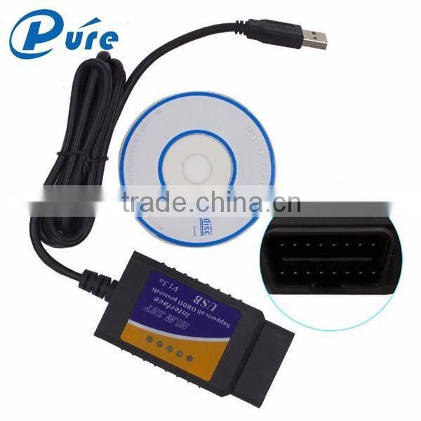 OBD/OBDII scanner elm327 usb car diagnostic tool supports all OBD-II protocols