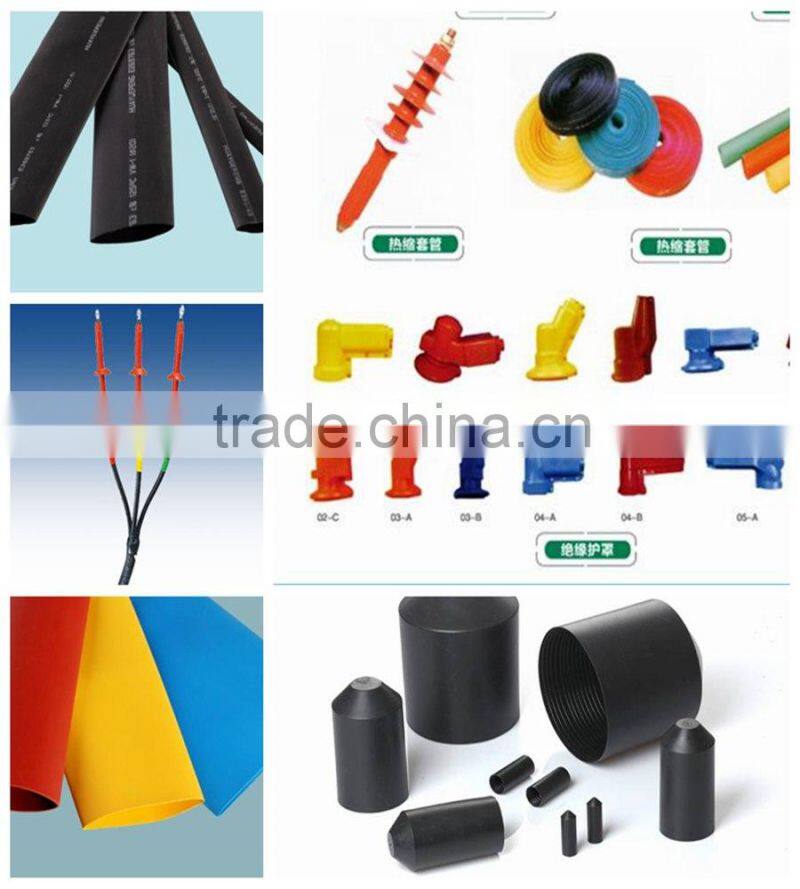 1 kv 10 kv 24kv Reinforced Heat Shrinkable Cable Repair Sleeve/ Heat Shrinkable Wrap Around Sleeves