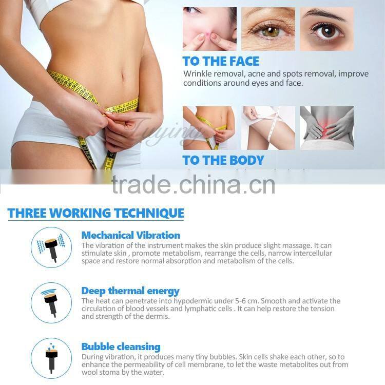 beauty equipments machine titanium ultrasonic machine for skin care