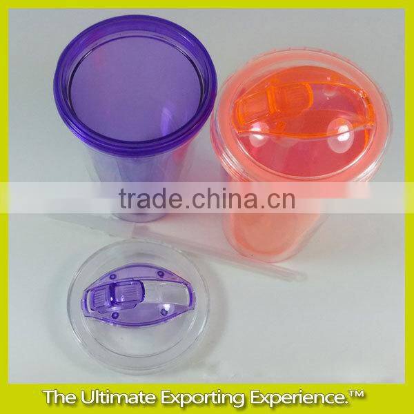 double wall Suction nozzle cup, double wall straw cup,double wall silicone Suction nozzle straw cup
