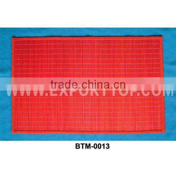 High quality natural bamboo table mat