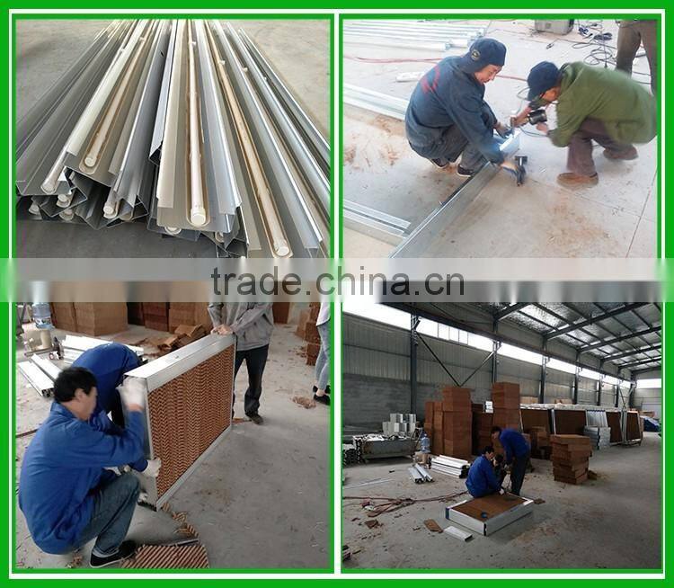 2016 industrial evaporative cooling pad/honeycomb for chicken farm and greenhouse