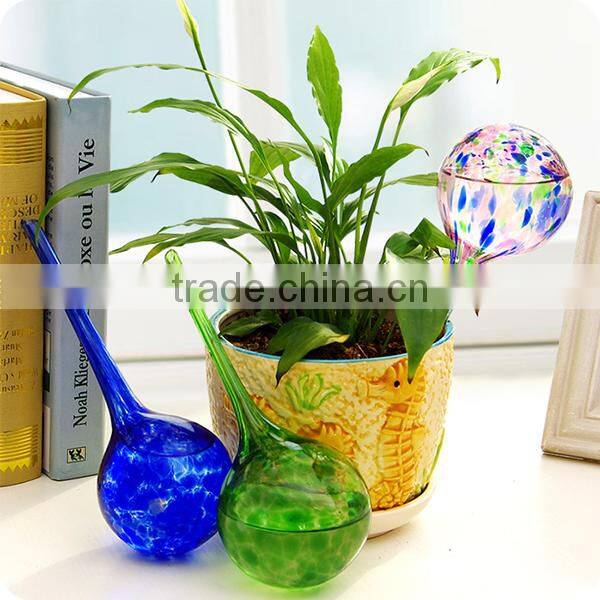 iLOT Hand-blown Glass Aqua Automatic Houseplant Watering System