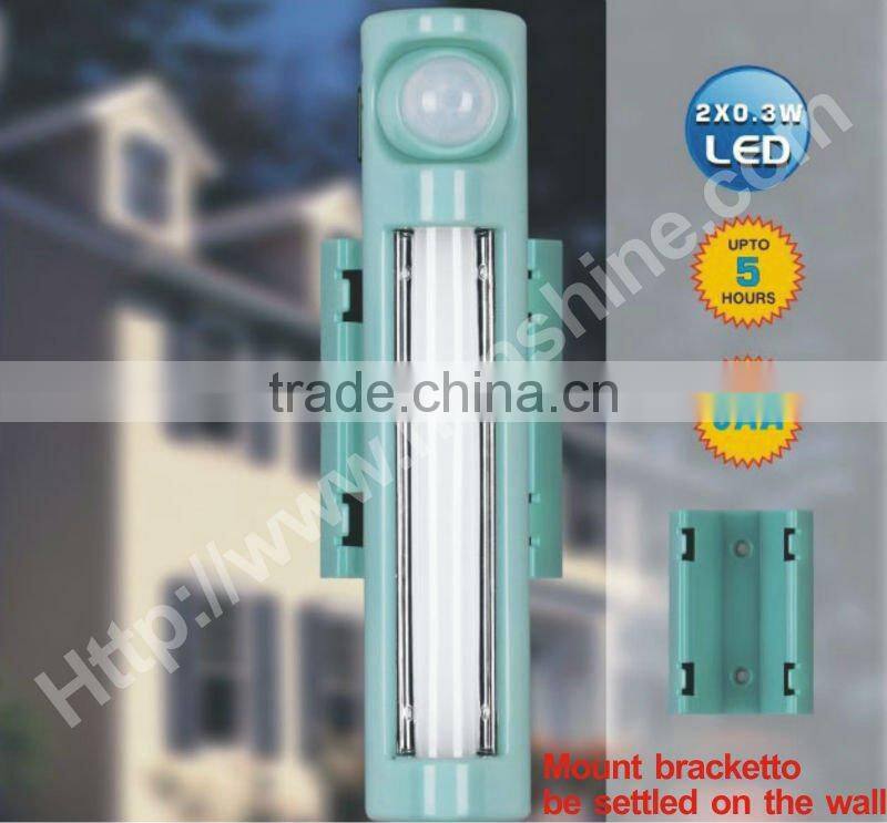 green soft 2led sensor sound sensor led light with mount bracket