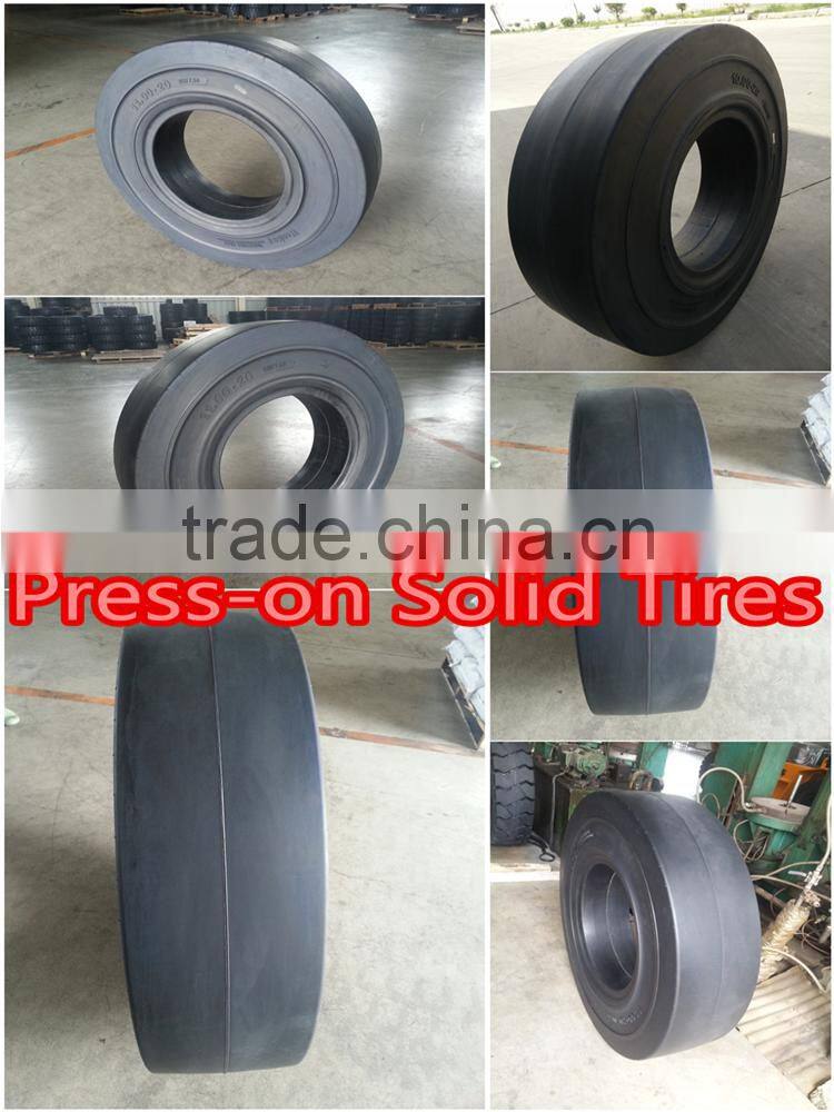 Top quality 4 wheel electric moving cargo cars solid tyre 18x8x12-1/8 12x4-1/2x8 for toyota forklift 7FBCU15