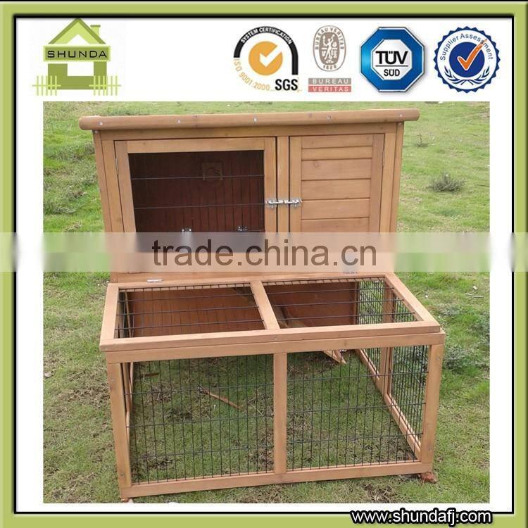 2 Storey Custom Rabbit Hutch with Run