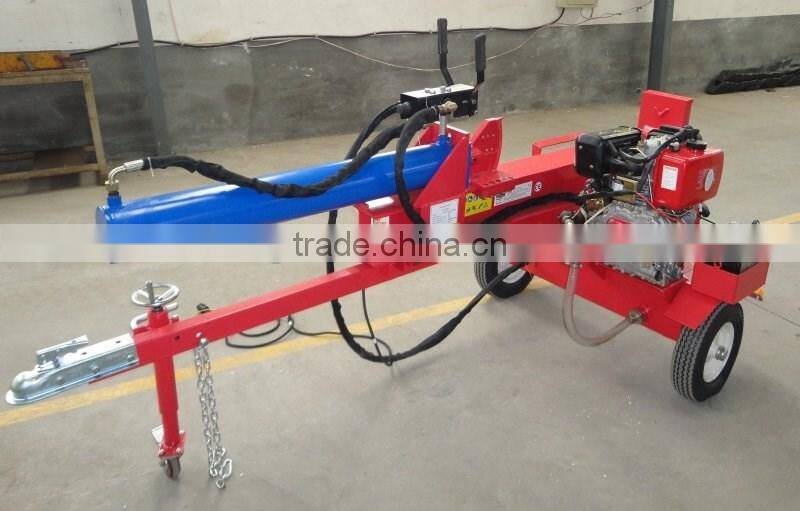 37 Ton Diesel Engine automatic hydraulic log splitter with CE approved