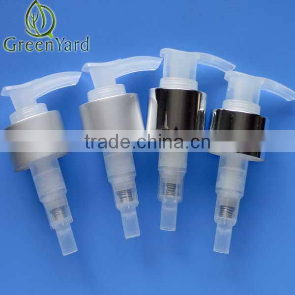 Plastic Screw Lotion Pump SR-302 aluminium closure