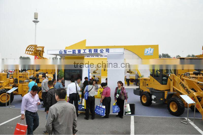 3 ton ZL30 compact wheeled loader (3000kg+C ummins engine+Joystick control+Electrolic control gear shift)