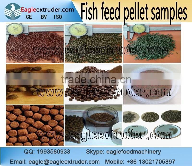 Jinan Eagle 1-5tons/h floating fish feed pellet extruding making machine
