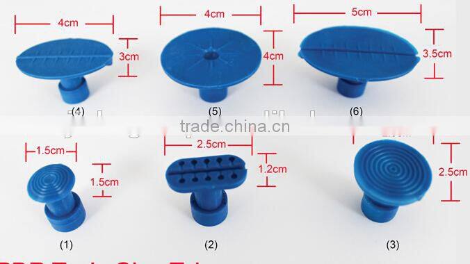 6pc PDR Glue Pulling Tabs Paintless Dent Repair Tools PDR glue Tabs