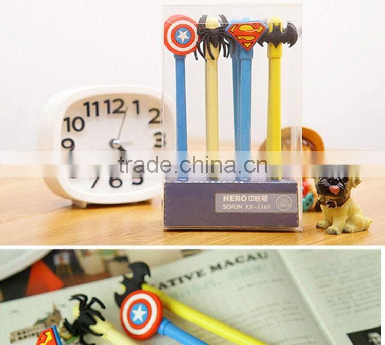 promotional wholesale cheap funny school office stationery mini plastic cartoon League of Legends roller ball point pen