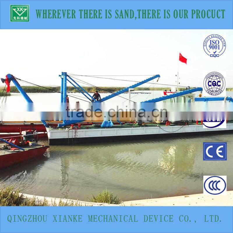 Cutter suction dredger for gold panning