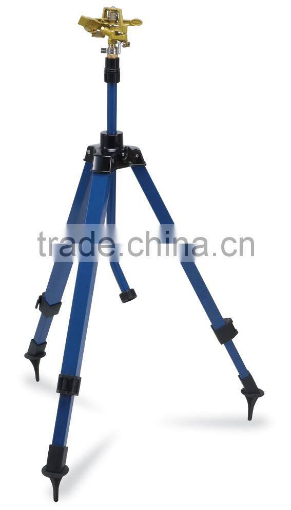 Metal Sprinkler with Telescopic Aluminum Tripod