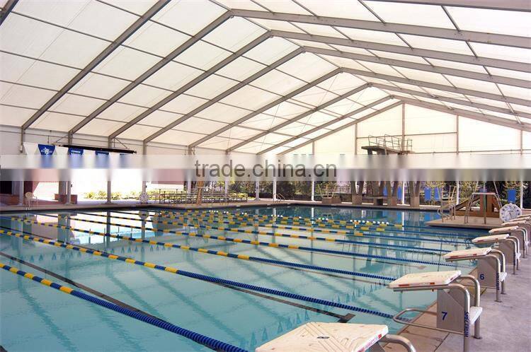 Aluminum frame clear span outdoor swimming pool tent canopy for event