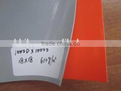 610gsm 1000*1000d 18*18 PVC coated tarpaulin for roofing cover, swimming pool cover