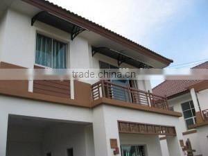 YP60200 23.6X78in clear polycarbonate(plastic bracket awning) NEW DIY door canopies For Front Door Patio Rain Cover