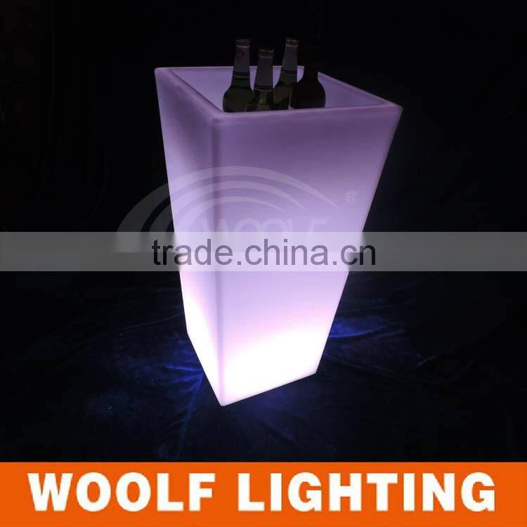 Charming Garden Square Waterproof LED Lighting Glow Flower Pot