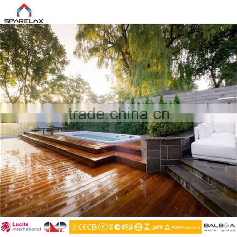 Luxury 7.5M European Style Outdoor Swim Spa/Swim Pool with Balboa BP system and Spatouch