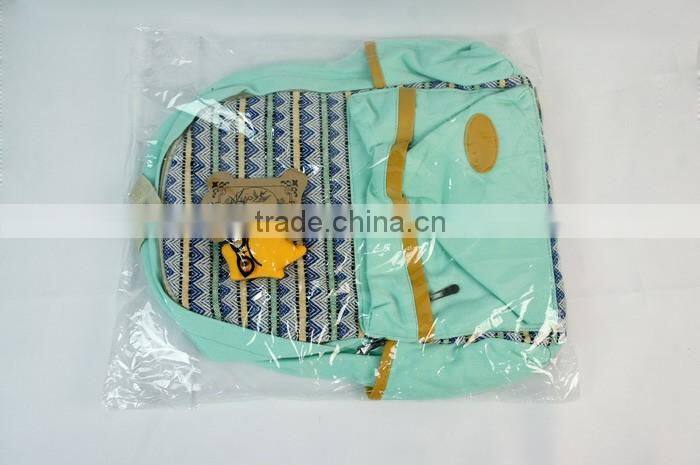 Lightweight Canvas Laptop Bag/Cute School Backpack Travel Bag with Little Doll