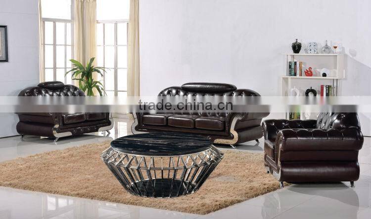 modren design real leather pu living room sofa EF-006