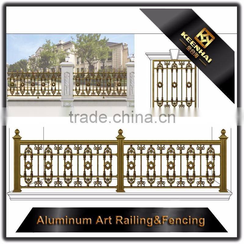 Powder Coated Decorative Outdoor Villa Garden Fence of Aluminum
