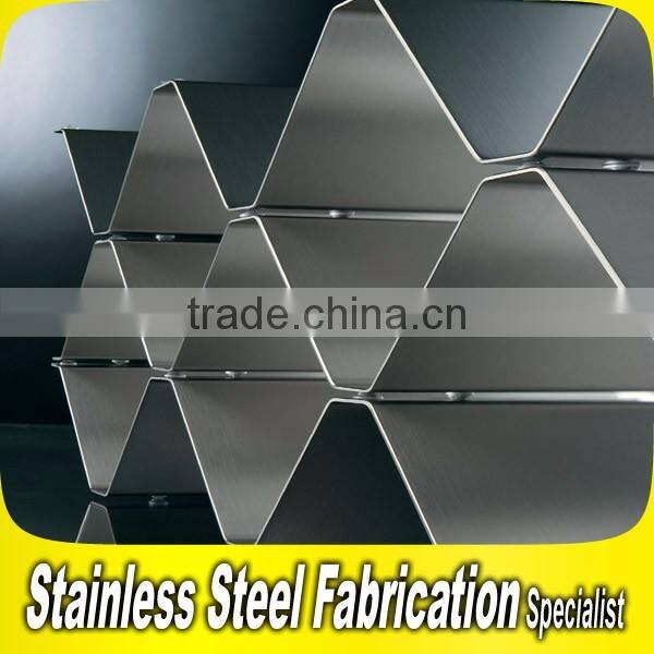 Foshan Custom Made Hotel Bar Stainless Steel Wine Rack Wine Display Cbinet