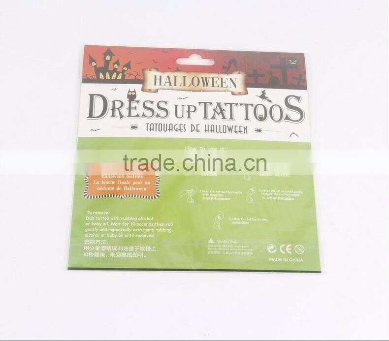 Halloween Lifelike Tattoo Sticker, Fake Scars Personalized Temporary Tattoo Sticker