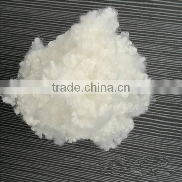 Recyled Polyester Staple Fiber non siliconized A grade 7D*51mm for Filling