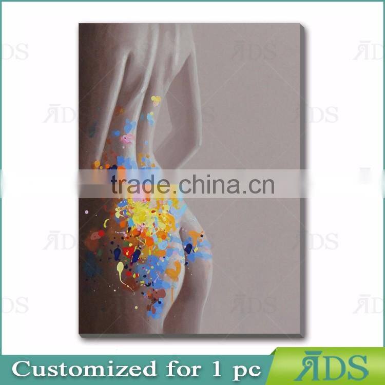 Wall Decorative Nude Girls Painting Naked Girl Handmade Drawing